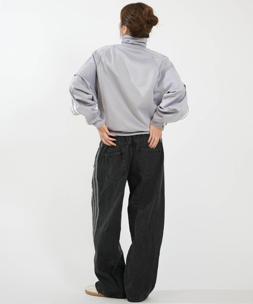 adidas(アディダス)の「adidas/アディダス トラックジャケット DM419(スウェット・レディース・ブラック/グレー・M/L)」の15枚目の写真