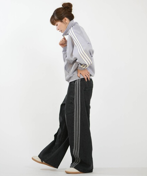 adidas(アディダス)の「adidas/アディダス トラックジャケット DM419(スウェット・レディース・ブラック/グレー・M/L)」の16枚目の写真
