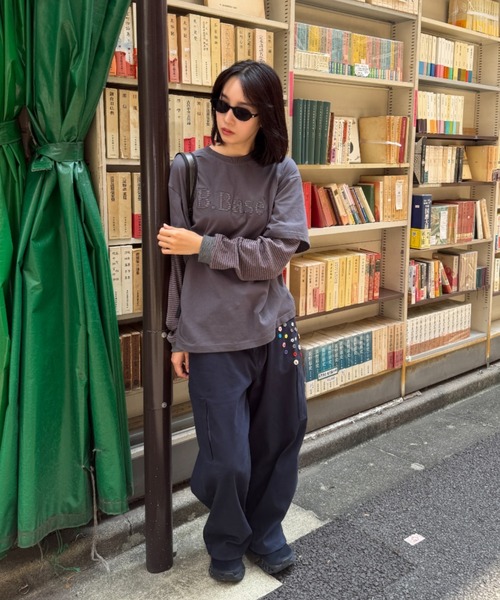 BROKEN BASE(ブロークンベース)の「Button Cargo Pants / ボタンカーゴパンツ(カーゴパンツ・メンズ・ライトグレー/ネイビー・LARGE/MEDIUM)」の16枚目の写真