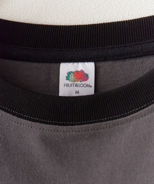 FRUIT OF THE LOOM(フルーツオブザルーム)の「FRUIT OF THE LOOM /フルーツオブザルーム カラーブロックロングスリーブラグランパックTシャツ メンズ レディース 2026年秋冬 秋服(Tシャツ/カットソー・メンズ・ホワイト/グレー/チャコール・S/M/L/XL)」の7枚目の写真