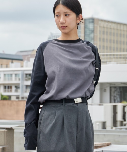 FRUIT OF THE LOOM(フルーツオブザルーム)の「FRUIT OF THE LOOM /フルーツオブザルーム カラーブロックロングスリーブラグランパックTシャツ メンズ レディース 2026年秋冬 秋服(Tシャツ/カットソー・メンズ・ホワイト/グレー/チャコール・S/M/L/XL)」の22枚目の写真