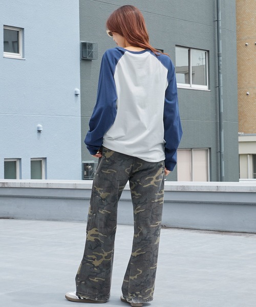 FRUIT OF THE LOOM(フルーツオブザルーム)の「FRUIT OF THE LOOM /フルーツオブザルーム カラーブロックロングスリーブラグランパックTシャツ メンズ レディース 2026年秋冬 秋服(Tシャツ/カットソー・メンズ・ホワイト/グレー/チャコール・S/M/L/XL)」の16枚目の写真