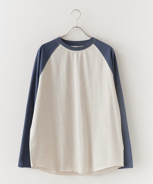 FRUIT OF THE LOOM(フルーツオブザルーム)の「FRUIT OF THE LOOM /フルーツオブザルーム カラーブロックロングスリーブラグランパックTシャツ メンズ レディース 2026年秋冬 秋服(Tシャツ/カットソー・メンズ・ホワイト/グレー/チャコール・S/M/L/XL)」の12枚目の写真