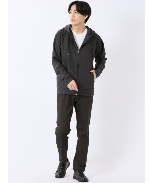 m.f.editorial(エムエフエディトリアル)の「パンツ メンズ ストレッチ スリム 5ポケット テーパード ピンヘッド クロスストレッチ(チノパンツ・メンズ・ブラック/ブラウン・X-LARGE/LARGE/MEDIUM/S)」の17枚目の写真