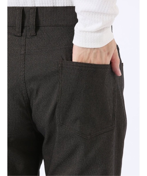 m.f.editorial(エムエフエディトリアル)の「パンツ メンズ ストレッチ スリム 5ポケット テーパード ピンヘッド クロスストレッチ(チノパンツ・メンズ・ブラック/ブラウン・X-LARGE/LARGE/MEDIUM/S)」の22枚目の写真