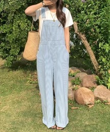 デニムリラックスサロペット