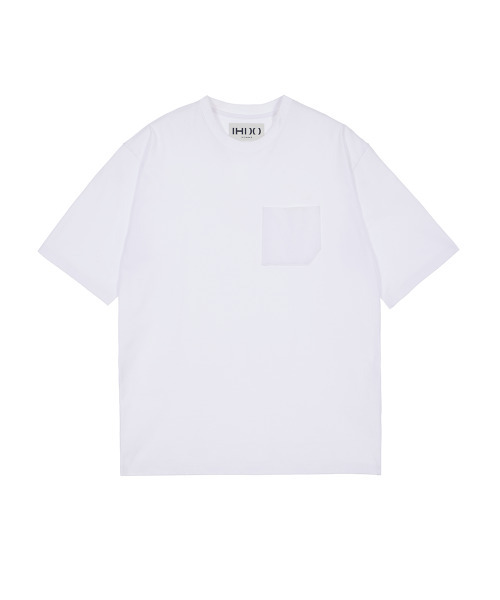 IHDO(アヒドゥ)の「シグニチャーバランスコンパクトTシャツ_ホワイト(Tシャツ/カットソー・メンズ・その他・FREE)」の4枚目の写真