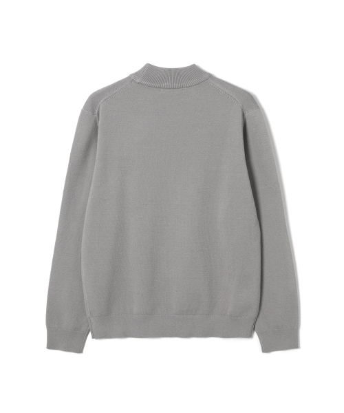 ADHOC（アドホック）の「男性モックネックスウェーター (K-GREY) (HBALK90)（ニット/セーター・メンズ・その他・90/100/95/105/110）」の2枚目の写真