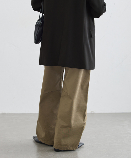 journal standard L'essage(ジャーナルスタンダードレサージュ)の「ヴィンテージコットンベイカーパンツ(その他パンツ・レディース・カーキ・38/36)」の5枚目の写真