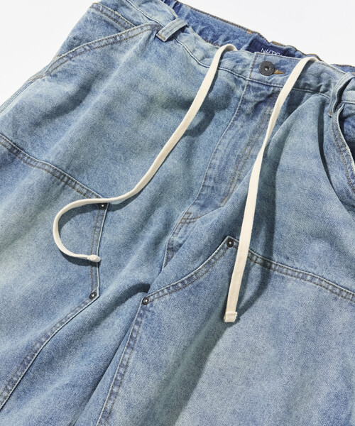 NAUTICA(ノーティカ)の「NAUTICA/ノーティカ スーパーワイド カーブシルエット ダブルニー ペインターパンツ(デニムパンツ・メンズ・ブラック/ネイビー・MEDIUM/LARGE/X-LARGE)」の11枚目の写真