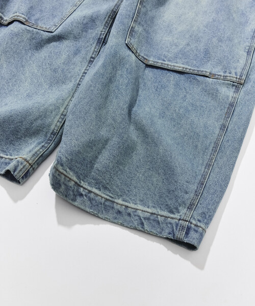 NAUTICA(ノーティカ)の「NAUTICA/ノーティカ スーパーワイド カーブシルエット ダブルニー ペインターパンツ(デニムパンツ・メンズ・ブラック/ネイビー・MEDIUM/LARGE/X-LARGE)」の16枚目の写真