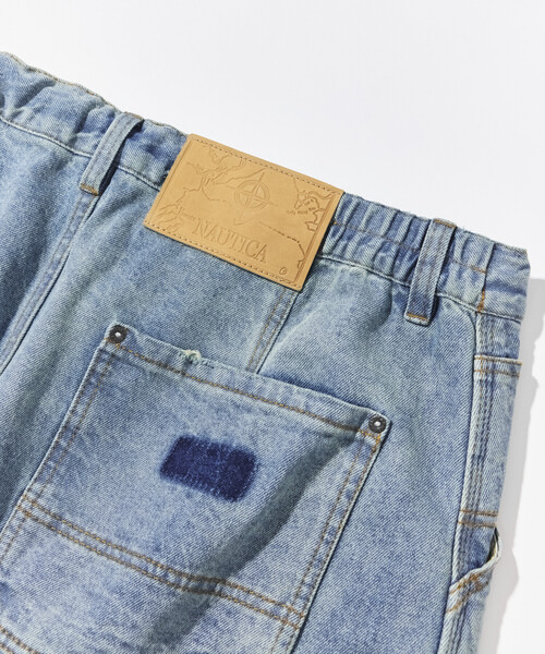 NAUTICA(ノーティカ)の「NAUTICA/ノーティカ スーパーワイド カーブシルエット ダブルニー ペインターパンツ(デニムパンツ・メンズ・ブラック/ネイビー・MEDIUM/LARGE/X-LARGE)」の20枚目の写真