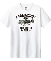 NOBOUND（ノーバウンド） 半袖Tシャツ バスイラスト フィッシング プリント レギュラーシルエット カットソー メンズ ユニセックス