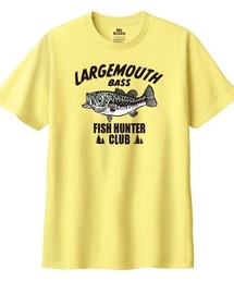 NOBOUND(ノーバウンド) 半袖Tシャツ バスイラスト フィッシング プリント レギュラーシルエット カットソー メンズ ユニセックス