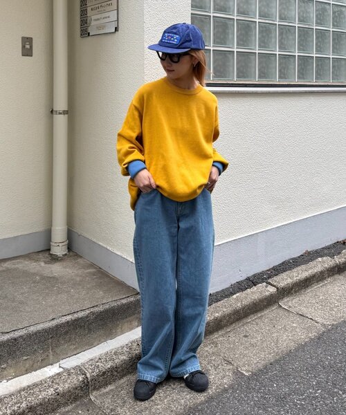 CIAOPANIC TYPY(チャオパニックティピー)の「【ZOZO限定】ウォッシャブルビックシルエットロンTライクニット(ニット/セーター・メンズ・ブラック/アイボリー/ブラウン/ライトグレー/レッド/イエロー/ネイビー・X-LARGE/LARGE/MEDIUM/SMALL)」の12枚目の写真