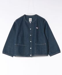 DANTON | Women's Denim Collarless Jacket(ダウンジャケット/コート)