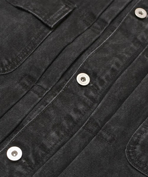 Carhartt WIP(カーハートダブリューアイピー)の「CARHARTT WIP BELMAR JACKET 【SNAKE CAMO】(デニムジャケット・メンズ・ブラック系その他・L)」の4枚目の写真