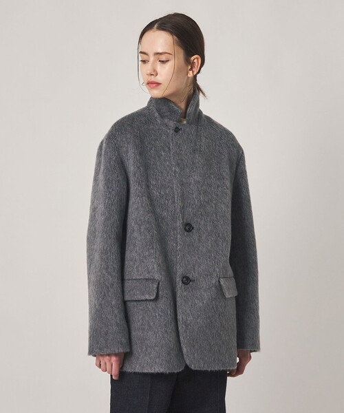 Steven Alan(スティーブンアラン)の「<Steven Alan>ウール モヘヤ ミックス シャギー ジャケット(テーラードジャケット・レディース・グレー/ベージュ・M/S)」の10枚目の写真