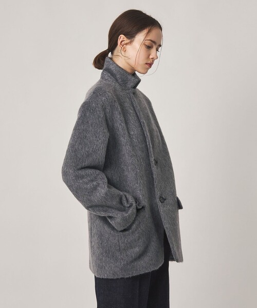 Steven Alan(スティーブンアラン)の「<Steven Alan>ウール モヘヤ ミックス シャギー ジャケット(テーラードジャケット・レディース・グレー/ベージュ・M/S)」の11枚目の写真