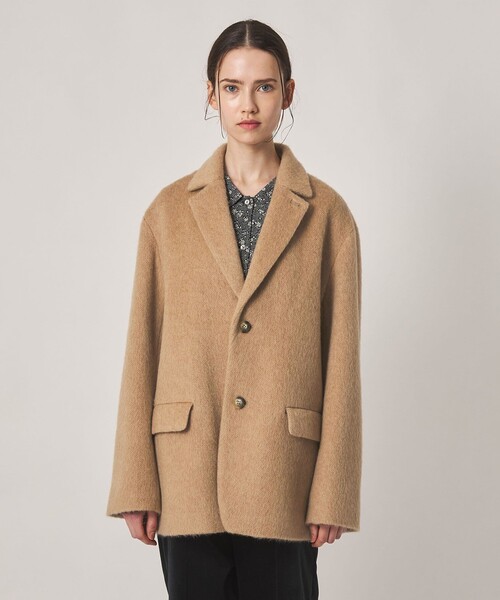 Steven Alan(スティーブンアラン)の「<Steven Alan>ウール モヘヤ ミックス シャギー ジャケット(テーラードジャケット・レディース・グレー/ベージュ・M/S)」の12枚目の写真