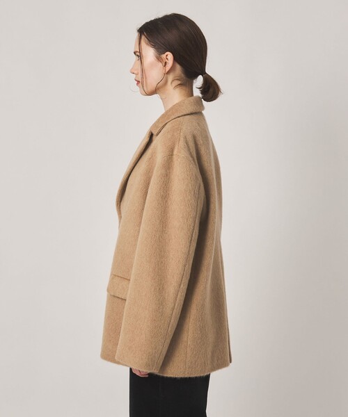 Steven Alan(スティーブンアラン)の「<Steven Alan>ウール モヘヤ ミックス シャギー ジャケット(テーラードジャケット・レディース・グレー/ベージュ・M/S)」の13枚目の写真
