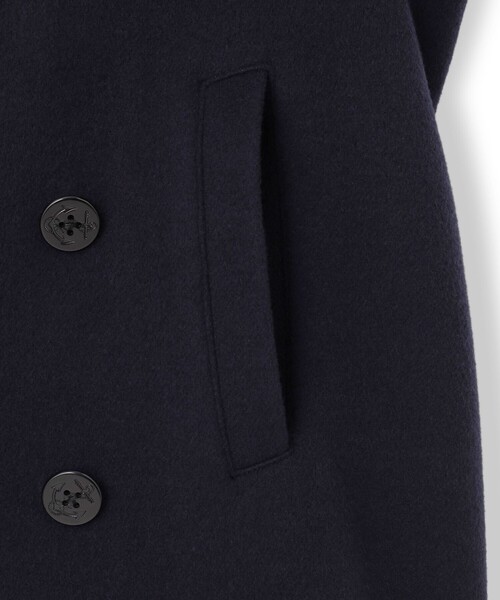 J.PRESS(ジェイプレス)の「【定番】カレッジメルトン ピーコート(ピーコート・メンズ・ネイビー系・SMALL/MEDIUM/LARGE/X-LARGE)」の5枚目の写真