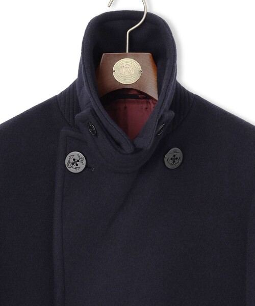 J.PRESS(ジェイプレス)の「【定番】カレッジメルトン ピーコート(ピーコート・メンズ・ネイビー系・SMALL/MEDIUM/LARGE/X-LARGE)」の8枚目の写真