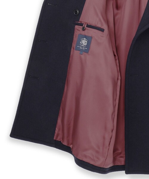 J.PRESS(ジェイプレス)の「【定番】カレッジメルトン ピーコート(ピーコート・メンズ・ネイビー系・SMALL/MEDIUM/LARGE/X-LARGE)」の11枚目の写真
