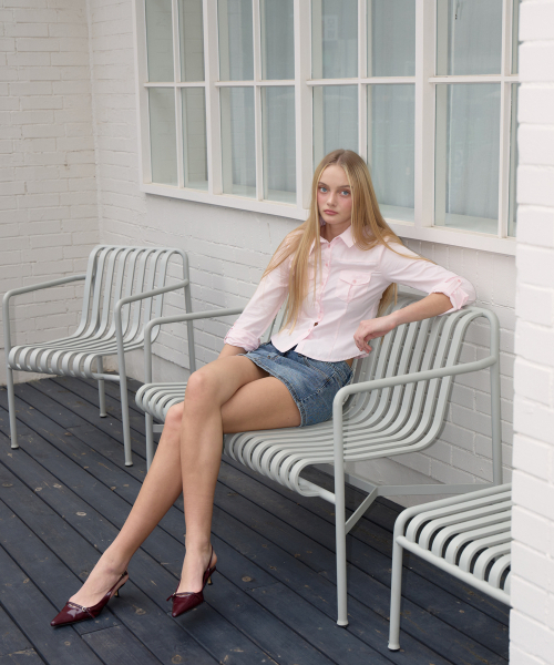 ROSEFRANTZ（ロゼフランツ）の「Pocket Roll-up shirt [Pink]（シャツ/ブラウス・レディース・PINK・SMALL/MEDIUM）」の13枚目の写真