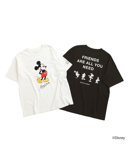 Manhattan Portage(マンハッタンポーテージ)の「S/S PRINT TEE / MICKEY / 26(Tシャツ/カットソー・レディース・ホワイト/ブラック・LARGE/MEDIUM/X-LARGE/SMALL)」の4枚目の写真