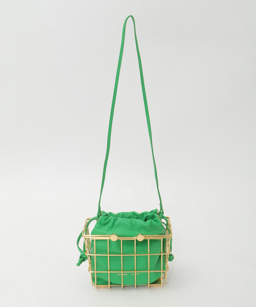 SOFFITTO（ソフィット）の「【ZANCHETTI/ザンケッティ】MARKET BAG（ハンドバッグ・レディース・グリーン/ブラック・FREE）」の5枚目の写真