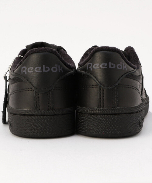 FREAK'S STORE(フリークスストア)の「Reebok/リーボック CLUB C 85 BLACK/クラブシー 85(スニーカー・レディース・ブラック・24.5cm/24.0cm/23.5cm)」の2枚目の写真