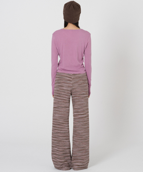 THIRSTYCLUB(サースティークラブ)の「Brownie stripe pants(スウェットパンツ・レディース・その他・FREE)」の4枚目の写真