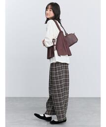 ツイルワイドストレートパンツ