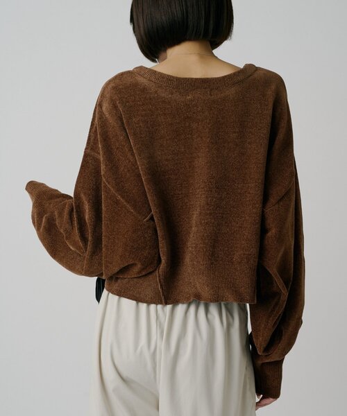goocy（グーシー）の「モールダブルジップカーディガン（カーディガン/ボレロ・レディース・アイボリー/ブラウン/パープル/チャコールグレー・FREE）」の19枚目の写真