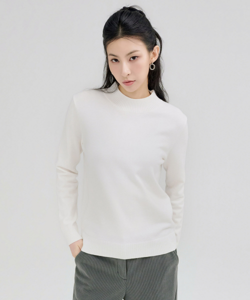 CHASECULT(チェイスカルト)の「レディース ハーフタートル セーター-FFZG5252D0A(ニット/セーター・レディース・アイボリー・85/90/95)」の4枚目の写真