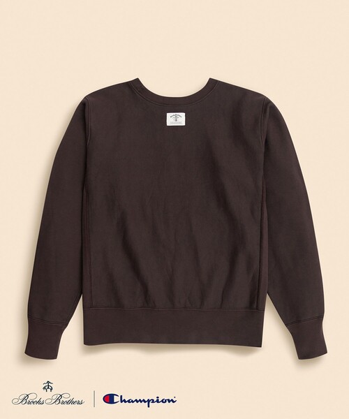 Champion（チャンピオン）の「Brooks Brothers×Champion　USAコットン　ラバープリントロゴ　スウェットシャツ　Made in USA（スウェット・メンズ・ブラウン/ブラック/ネイビー/グレー/ホワイト/グリーン・LARGE/MEDIUM/SMALL）」の18枚目の写真