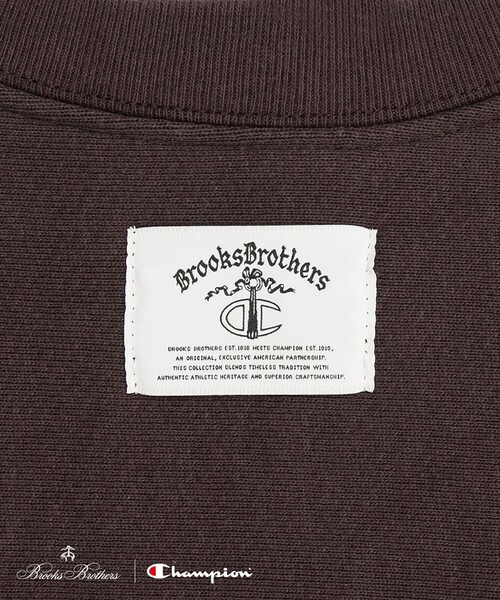 Champion（チャンピオン）の「Brooks Brothers×Champion　USAコットン　ラバープリントロゴ　スウェットシャツ　Made in USA（スウェット・メンズ・ブラウン/ブラック/ネイビー/グレー/ホワイト/グリーン・LARGE/MEDIUM/SMALL）」の22枚目の写真