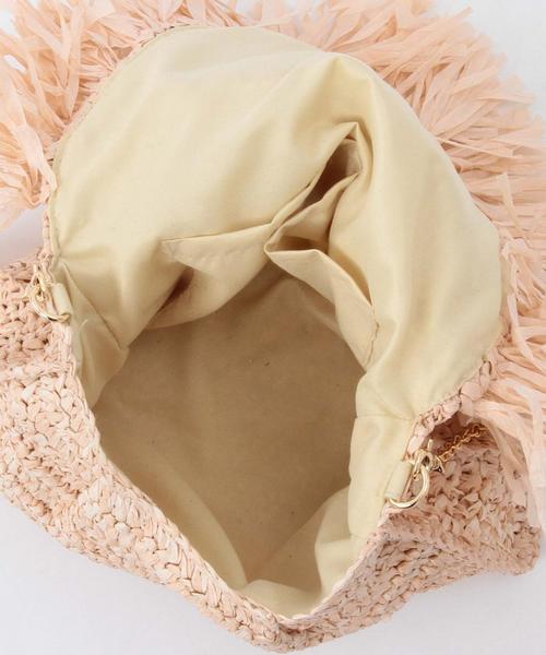 Another Edition（アナザーエディション）の「【WEB店舗限定カラー】2Wayフリンジペーパークラッチバッグ/AEBFC 2Way FRNG PPR CLT◆（クラッチバッグ・レディース・オフホワイト/ベージュ/ライトピンク/ライトブルー・FREE）」の10枚目の写真