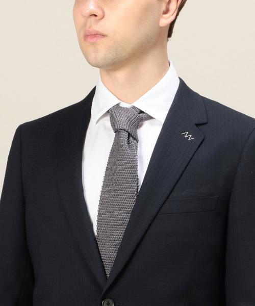 BEAUTY&YOUTH UNITED ARROWS(ビューティーアンドユースユナイテッドアローズ)の「BY Dress 2/80 シャドーチェック 2B ジャケット-Tiny◆(スーツジャケット・メンズ・ネイビー・44/50/46/52/48)」の4枚目の写真