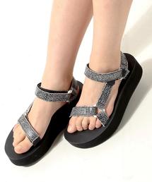 Teva | ＜Teva（テバ）＞フラットフォーム クラック サンダル(サンダル)