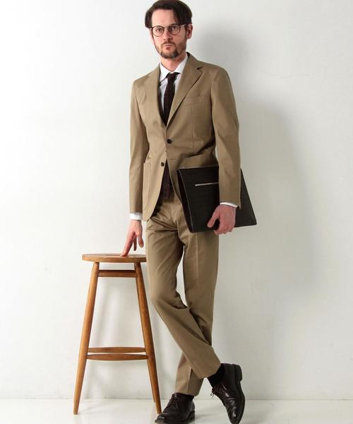 UNITED ARROWS(ユナイテッドアローズ)の「BAD コットン ツイル パンツ(スラックス・メンズ・ベージュ/ネイビー・MEDIUM/X-LARGE/LARGE)」の12枚目の写真