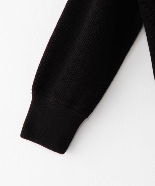 Steven Alan（スティーブンアラン）の「＜Steven Alan＞COTTON AZE WIDE KNIT/ﾆｯﾄ ◆（ニット/セーター・レディース・ブラック/レッド・FREE）」の9枚目の写真