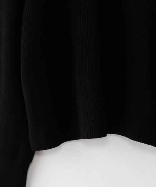 Steven Alan（スティーブンアラン）の「＜Steven Alan＞COTTON AZE WIDE KNIT/ﾆｯﾄ ◆（ニット/セーター・レディース・ブラック/レッド・FREE）」の10枚目の写真