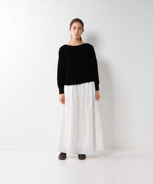 Steven Alan（スティーブンアラン）の「＜Steven Alan＞COTTON AZE WIDE KNIT/ﾆｯﾄ ◆（ニット/セーター・レディース・ブラック/レッド・FREE）」の5枚目の写真