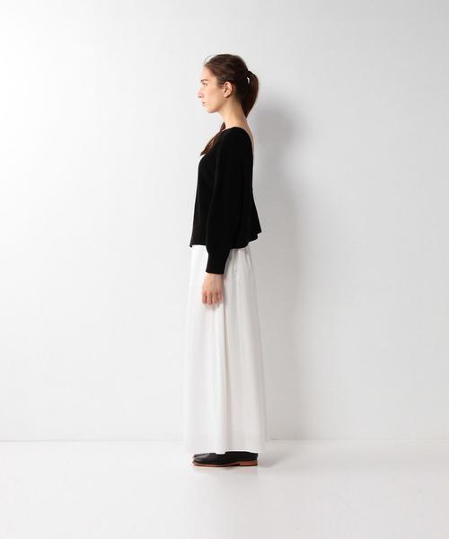 Steven Alan（スティーブンアラン）の「＜Steven Alan＞COTTON AZE WIDE KNIT/ﾆｯﾄ ◆（ニット/セーター・レディース・ブラック/レッド・FREE）」の6枚目の写真