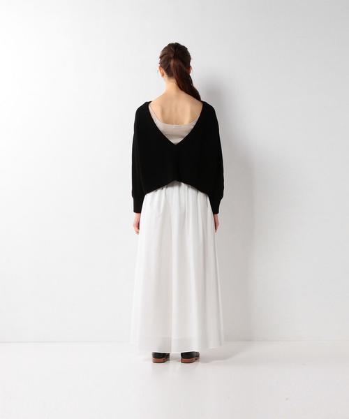 Steven Alan（スティーブンアラン）の「＜Steven Alan＞COTTON AZE WIDE KNIT/ﾆｯﾄ ◆（ニット/セーター・レディース・ブラック/レッド・FREE）」の13枚目の写真