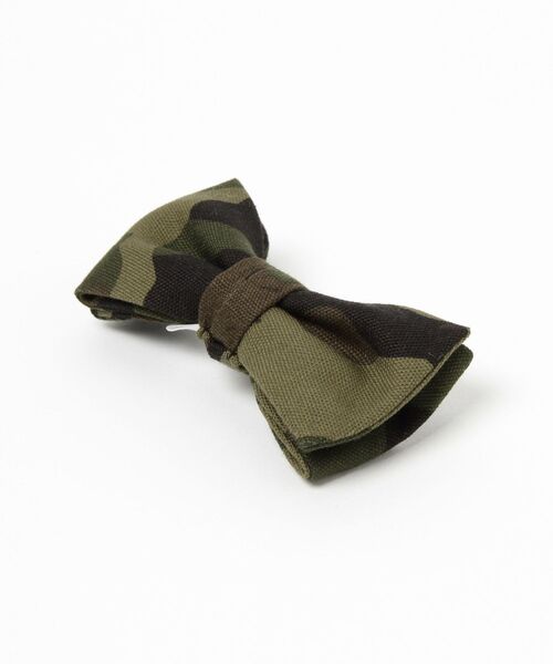 こども ビームス（コドモビームス）の「Smoothy / カモフラージュ クリップ タイ（蝶ネクタイ・キッズ・グリーン系その他・ONE SIZE）」の3枚目の写真