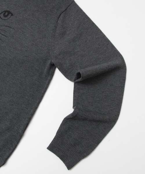 URBAN RESEARCH Sonny Label（アーバンリサーチサニーレーベル）の「Sonny Label ネコプリントニットプルオーバー（ニット/セーター・レディース・ネイビー/ピンク/グレー・FREE）」の10枚目の写真