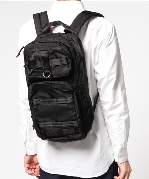 newera バックパック リュック ブラック スリムバックパック NEW ERA（ニューエラ）の「NEWERA SLIM PACK FLIGHT BLACK